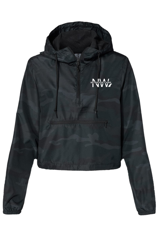 NW Retriever Camp Lightweight Pullover Crop Windbreaker