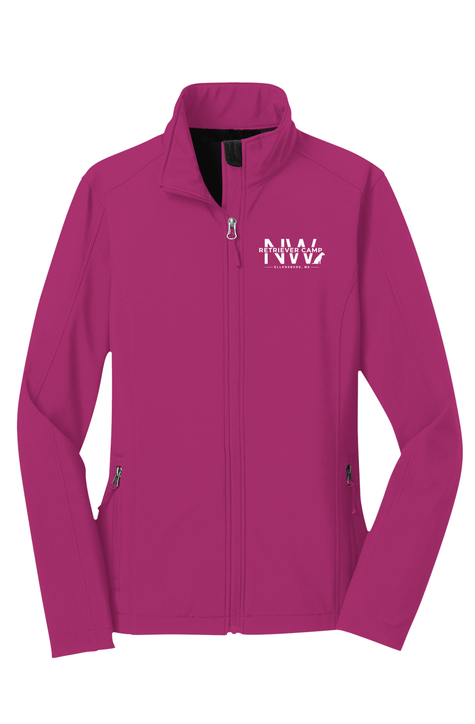 NW Retriever Camp Local Logo Womens Soft Shell Jacket