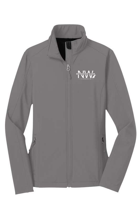 NW Retriever Camp Local Logo Womens Soft Shell Jacket