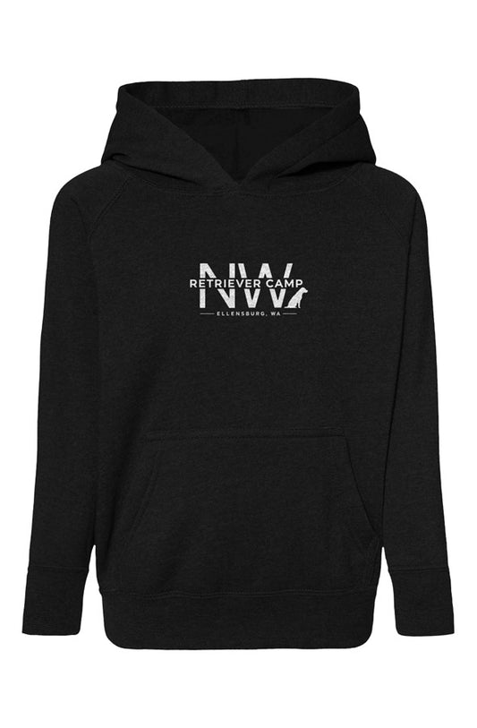 NW Retriever Camp Local Logo Embroidered Ind Trading Toddler Blend Raglan Hooded Sweatshirt