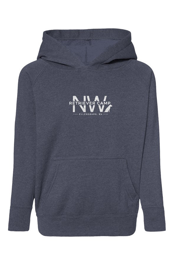 NW Retriever Camp Local Logo Embroidered Ind Trading Toddler Blend Raglan Hooded Sweatshirt
