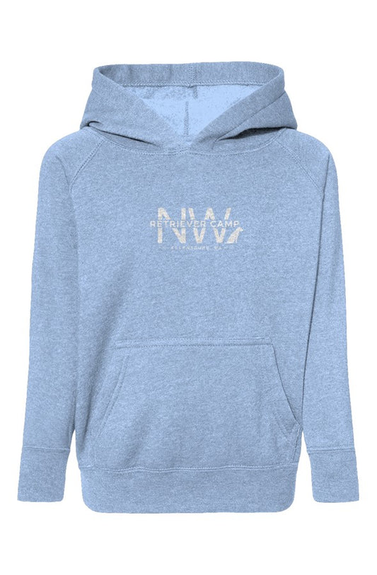 NW Retriever Camp Local Logo Embroidered Ind Trading Toddler Blend Raglan Hooded Sweatshirt