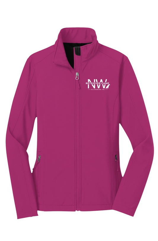 NW Retriever Camp Local Logo Womens Core Soft Shel