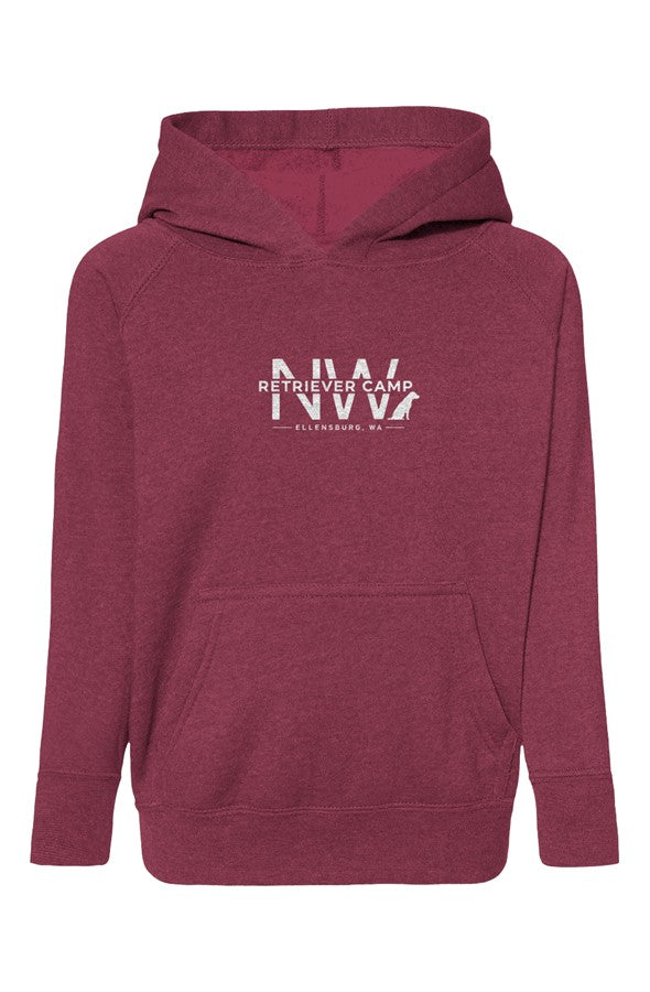NW Retriever Camp Local Logo Embroidered Ind Trading Toddler Blend Raglan Hooded Sweatshirt
