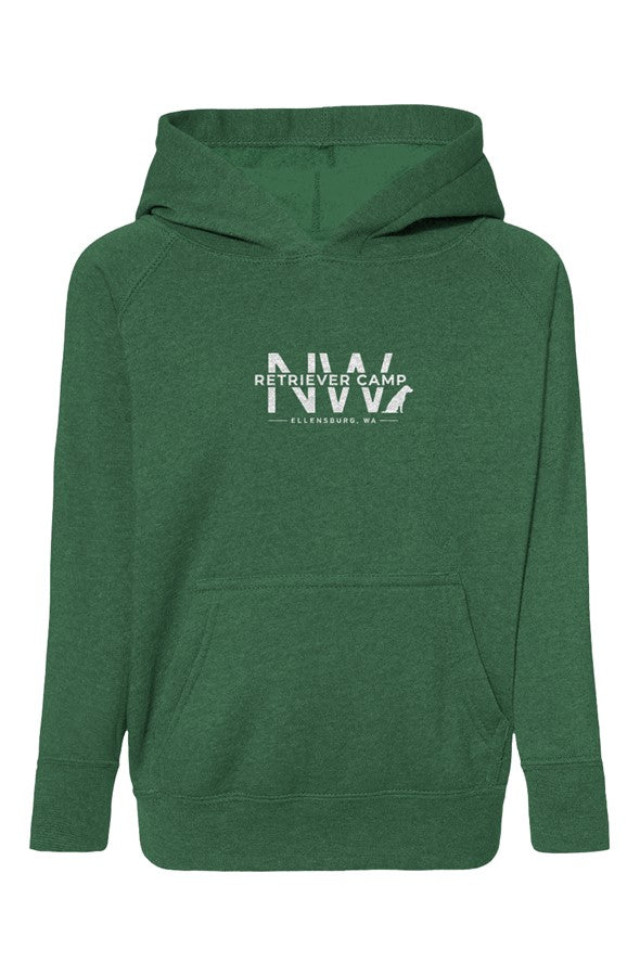 NW Retriever Camp Local Logo Embroidered Ind Trading Toddler Blend Raglan Hooded Sweatshirt