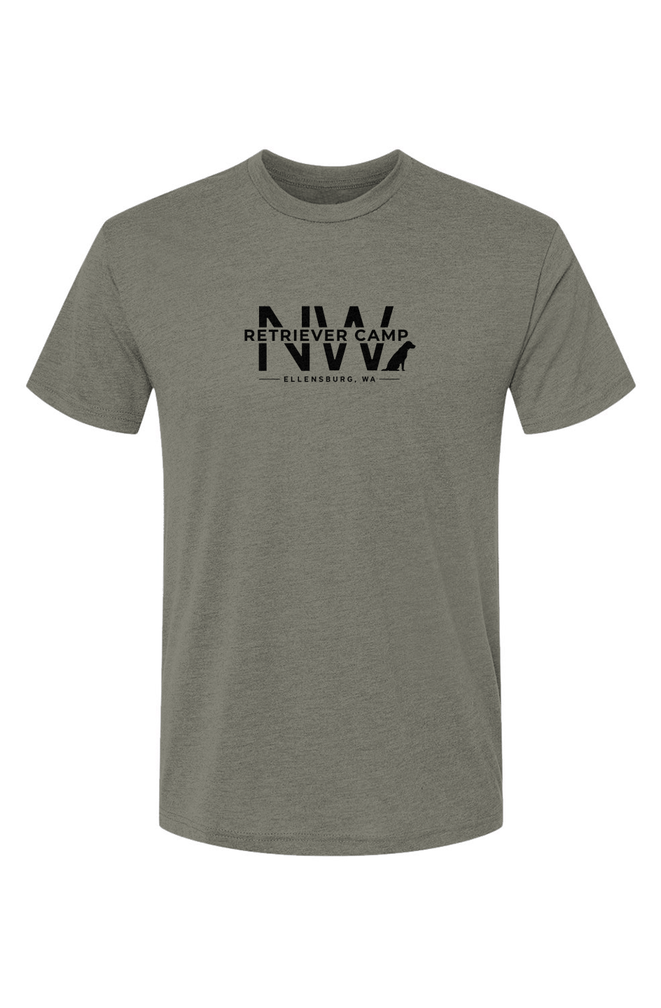 NW Retriever Camp Local Logo Next Level Triblend Short Sleeve Crew