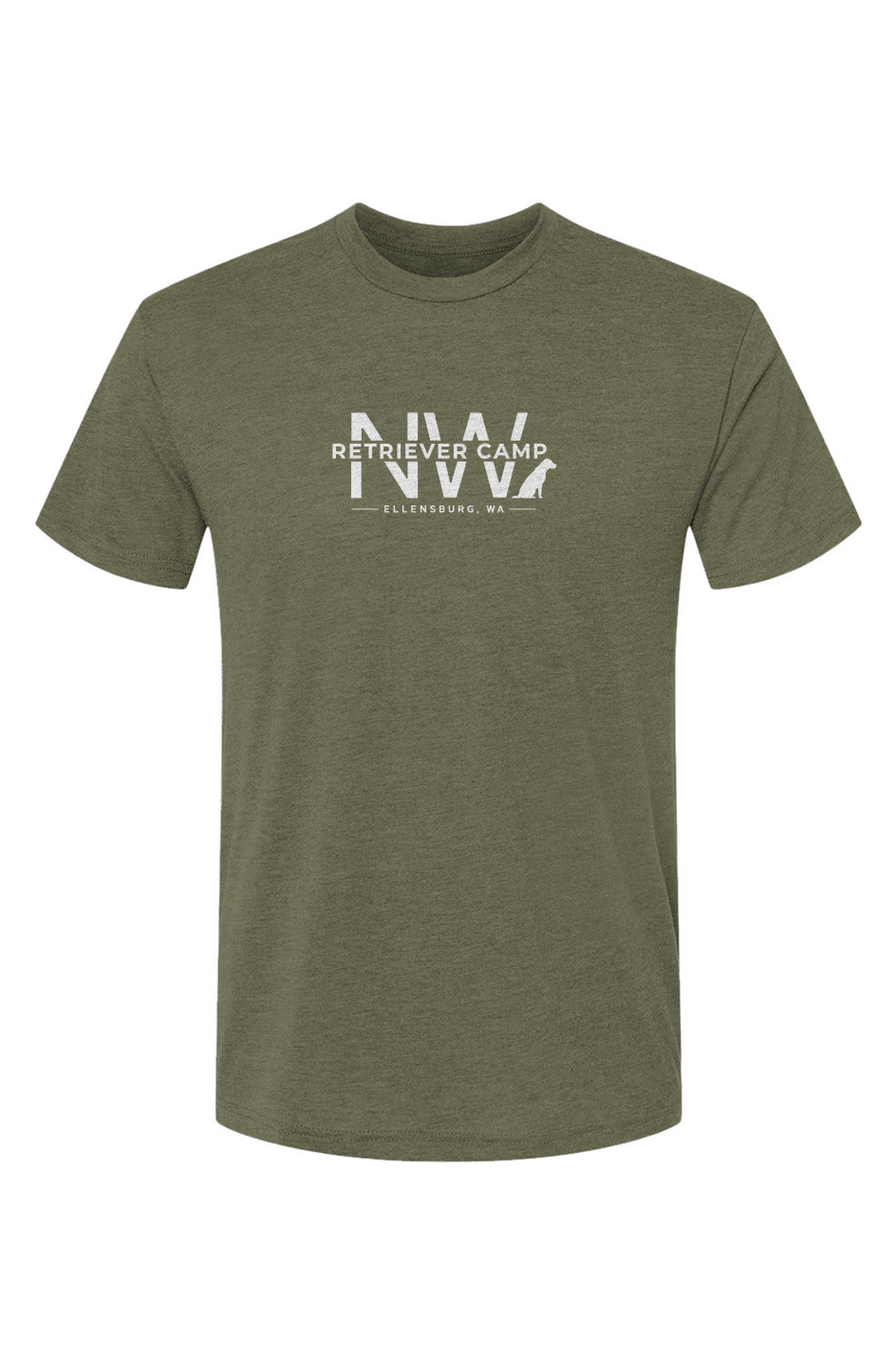 NW Retriever Camp Local Logo Next Level Triblend Short Sleeve Crew