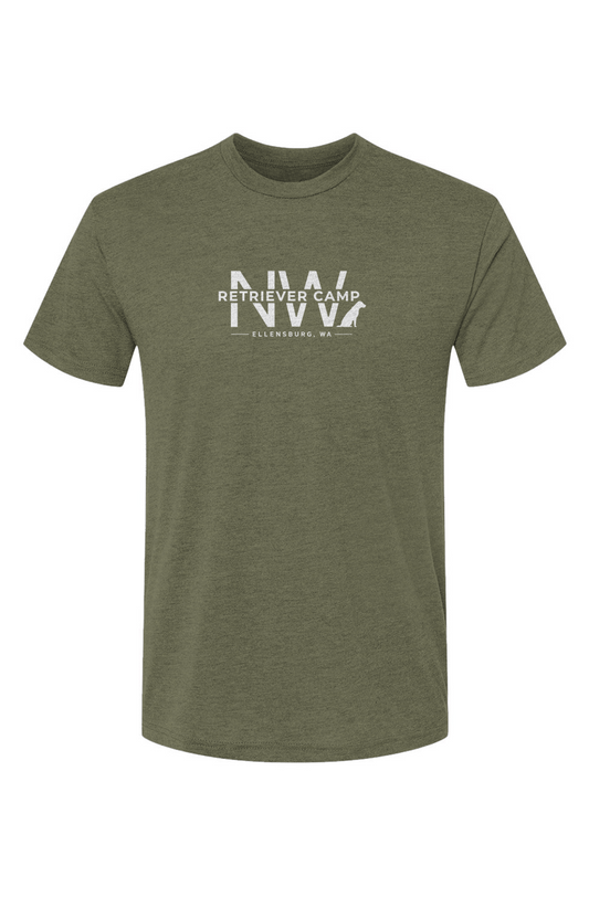 NW Retriever Camp Local Logo Next Level Triblend Short Sleeve Crew